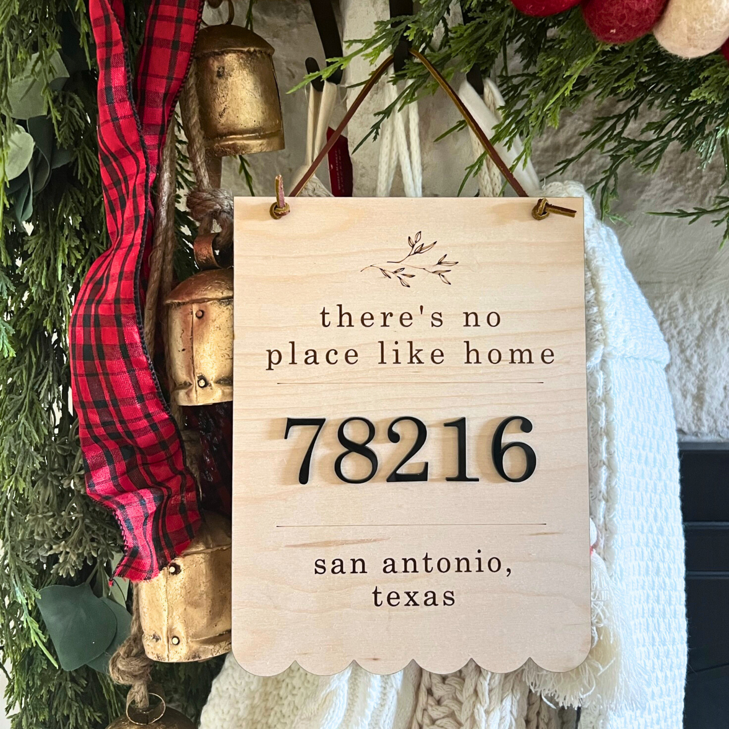 Customized Engraved Zip Code Sign